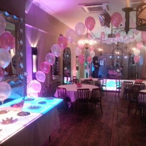 Colourful Birthday Party - Dance Floor & Tables
