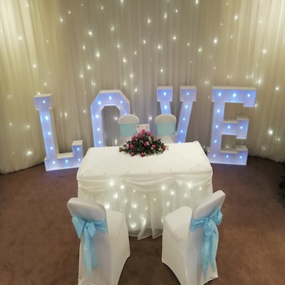 LED Backdrop Lighting Hire