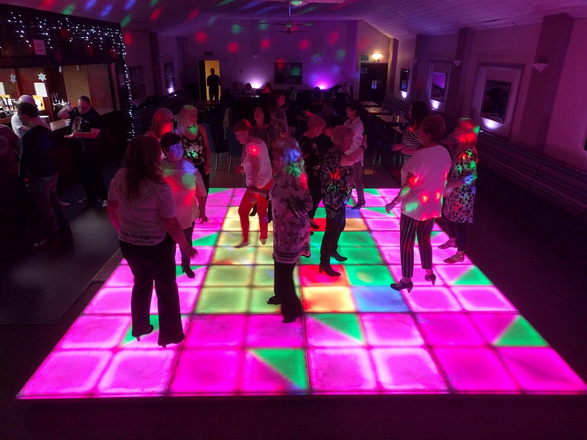 Create the perfect party with a light up LED Dance Floor Flash Dance