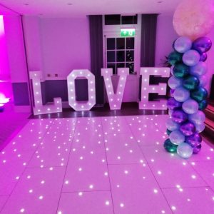 LOVE Wedding Letters for hire