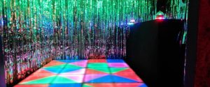 Light Up LED dance floor hired in london