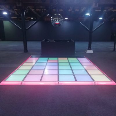 light up dance floor hire safe edges